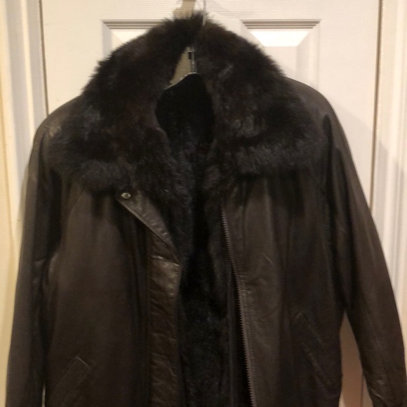 Andrew Mark two piece leather, jacket and vest. - Picture 10 of 13